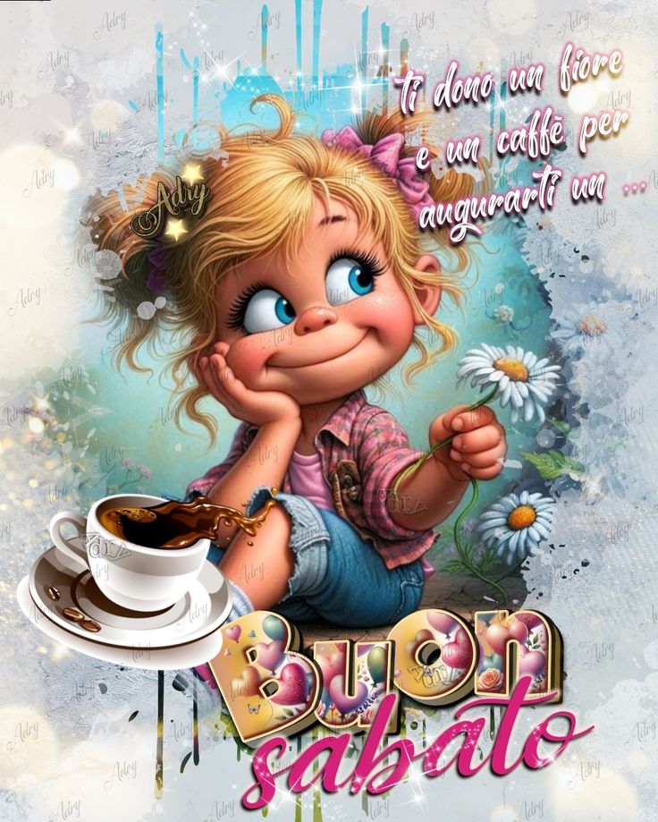 immagine di buon sabato molto tenero