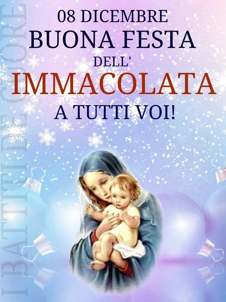 8 dicembre buona immacolata