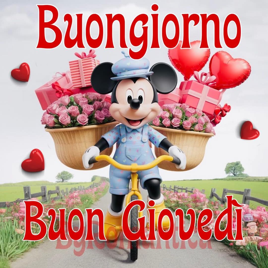 buongiorno buon giovedì
