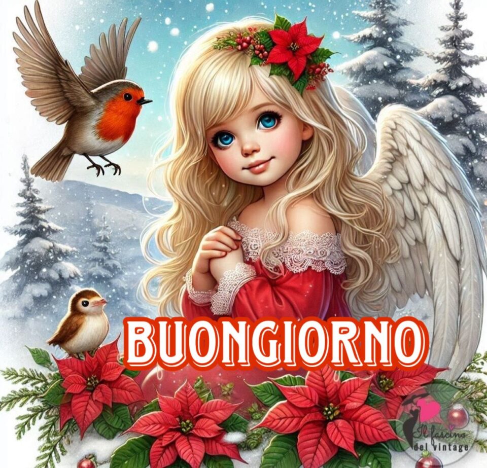 immagine di buongiorno buon venerdì di natale