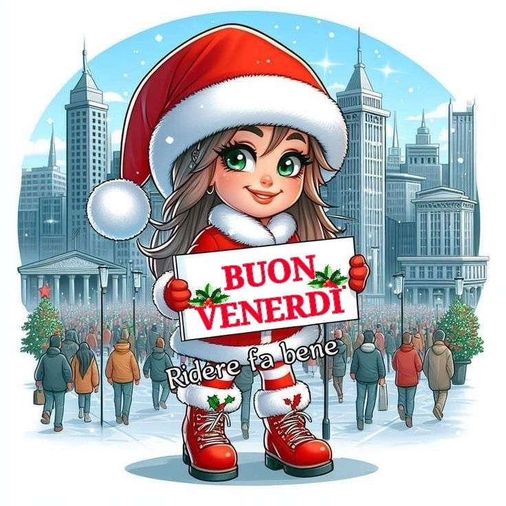 immagine di buon venerdì di natale