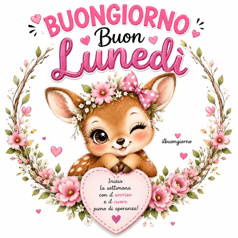 buongiorno buon lunedì