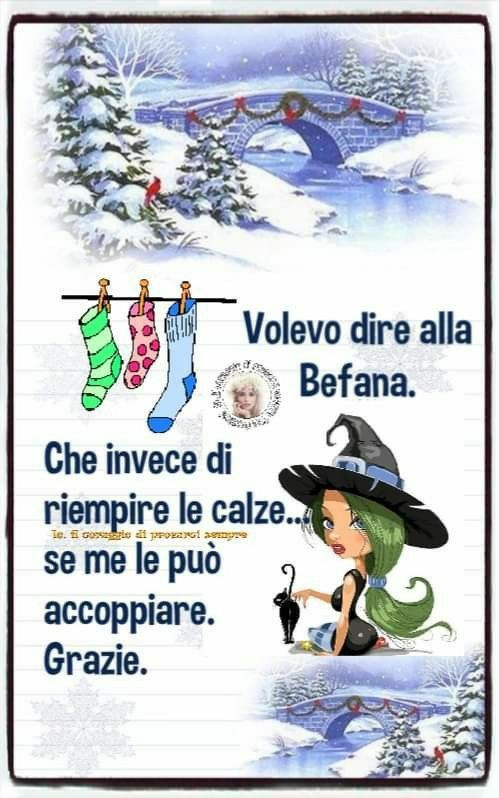 immagine divertente befana