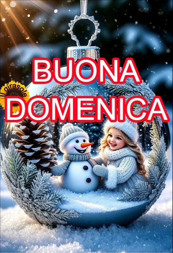 immagine buona domenica di natale
