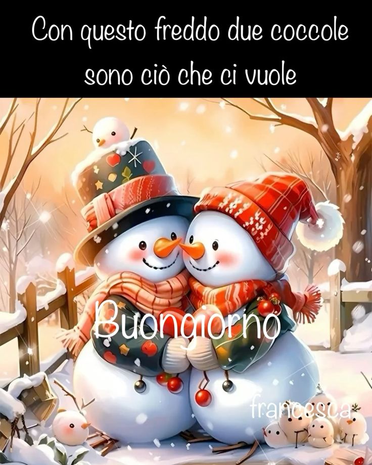immagine di buongiorno buon venerdì natalizio