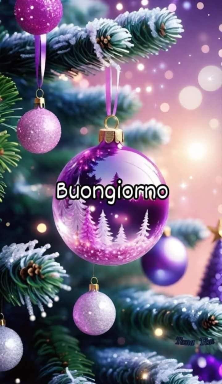 immagine di buongiorno buon venerdì natalizio