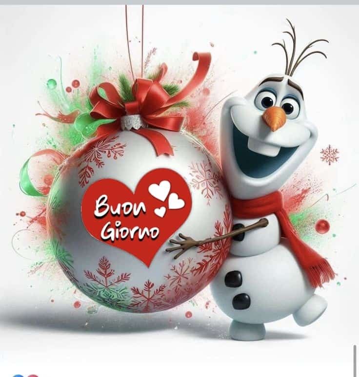 immagine di buongiorno buon venerdì natalizio