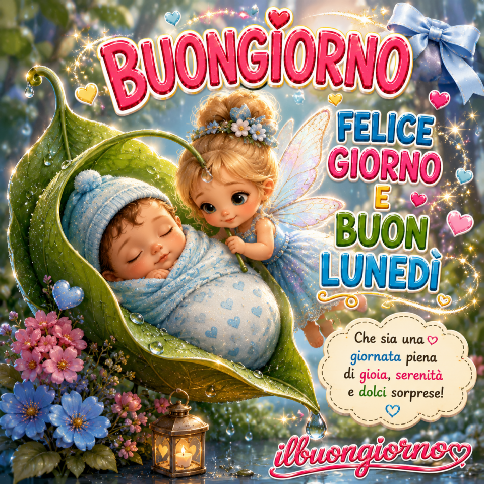 immagine di buongiorno buon lunedì