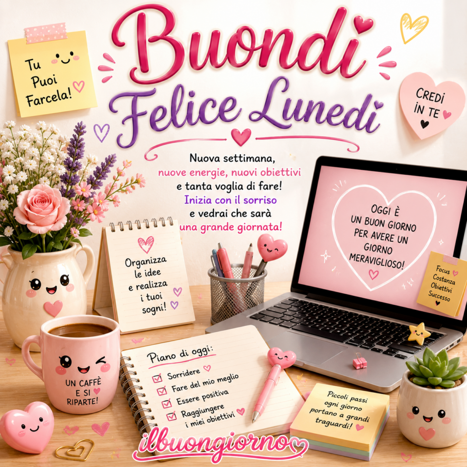 immagine di buongiorno buon lunedì