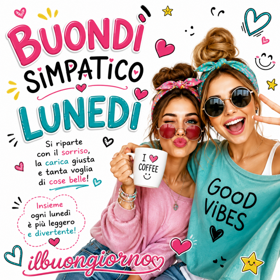 immagine di buongiorno buon lunedì