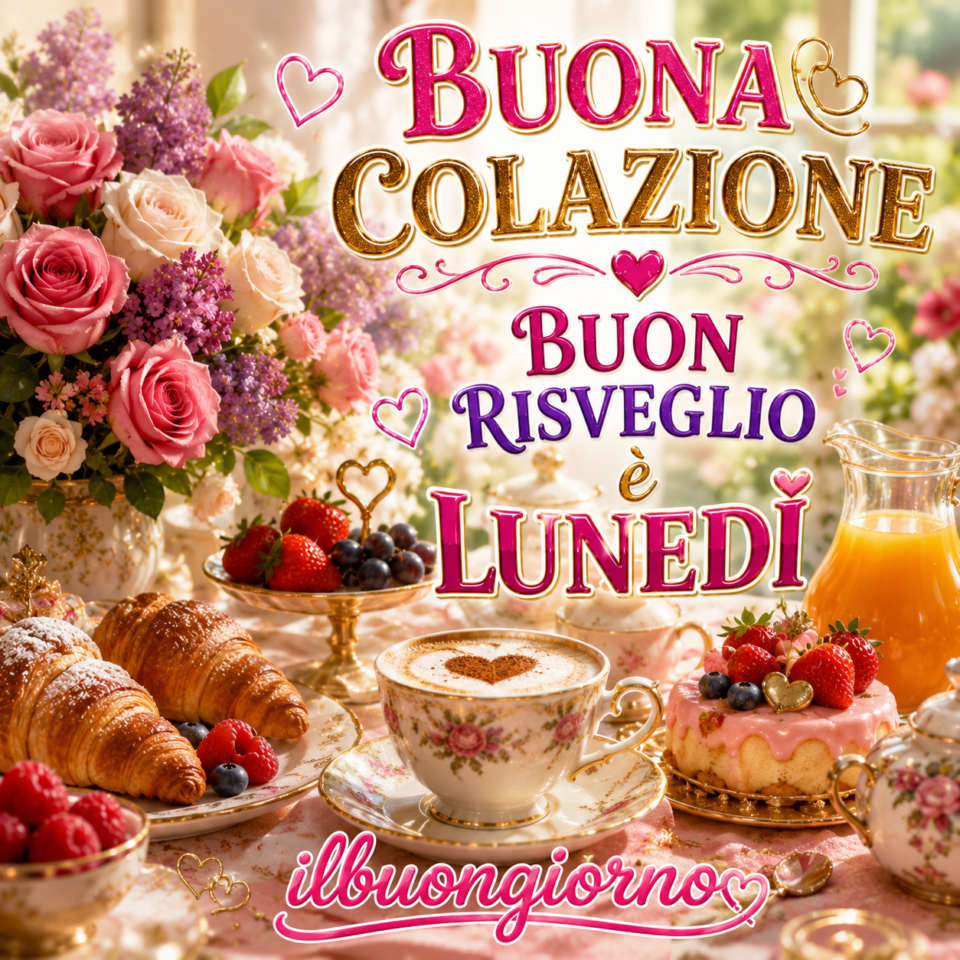 immagine di buongiorno buon lunedì
