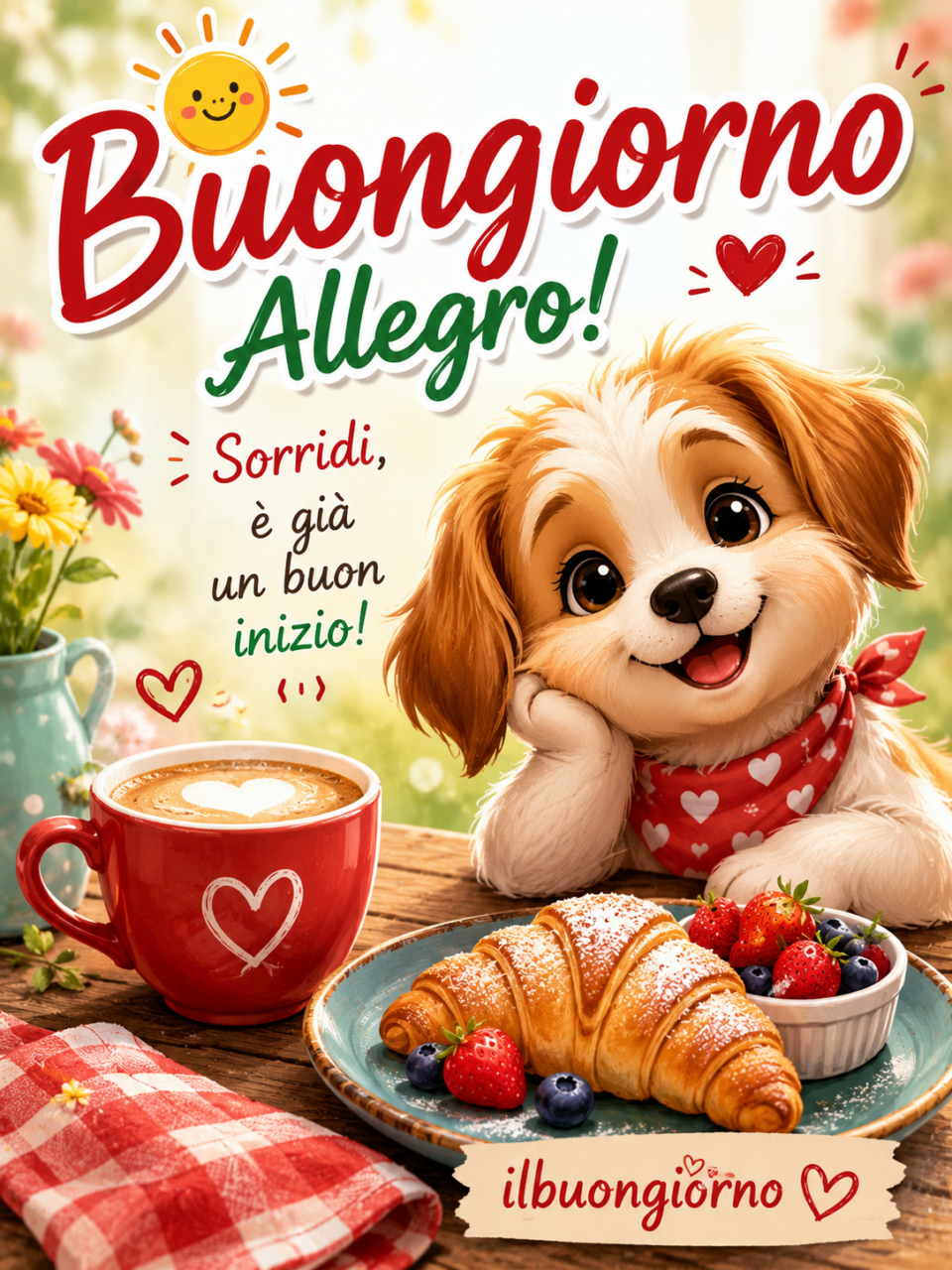 immagine di buongiorno allegro