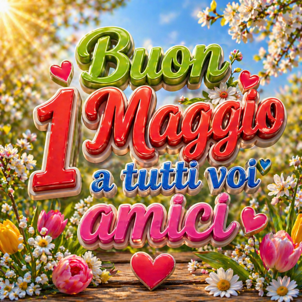 immagine di benvenuto 1 maggio