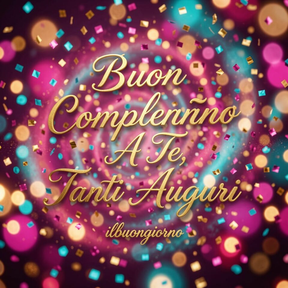 immagine di buon compleanno