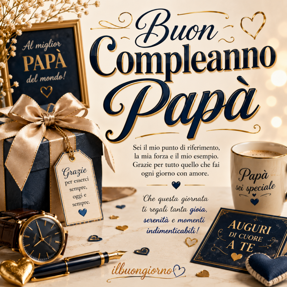 immagine di buon compleanno papà