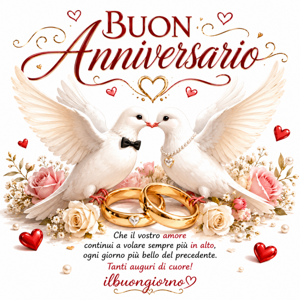 immagine di auguri buon anniversario di matrimonio