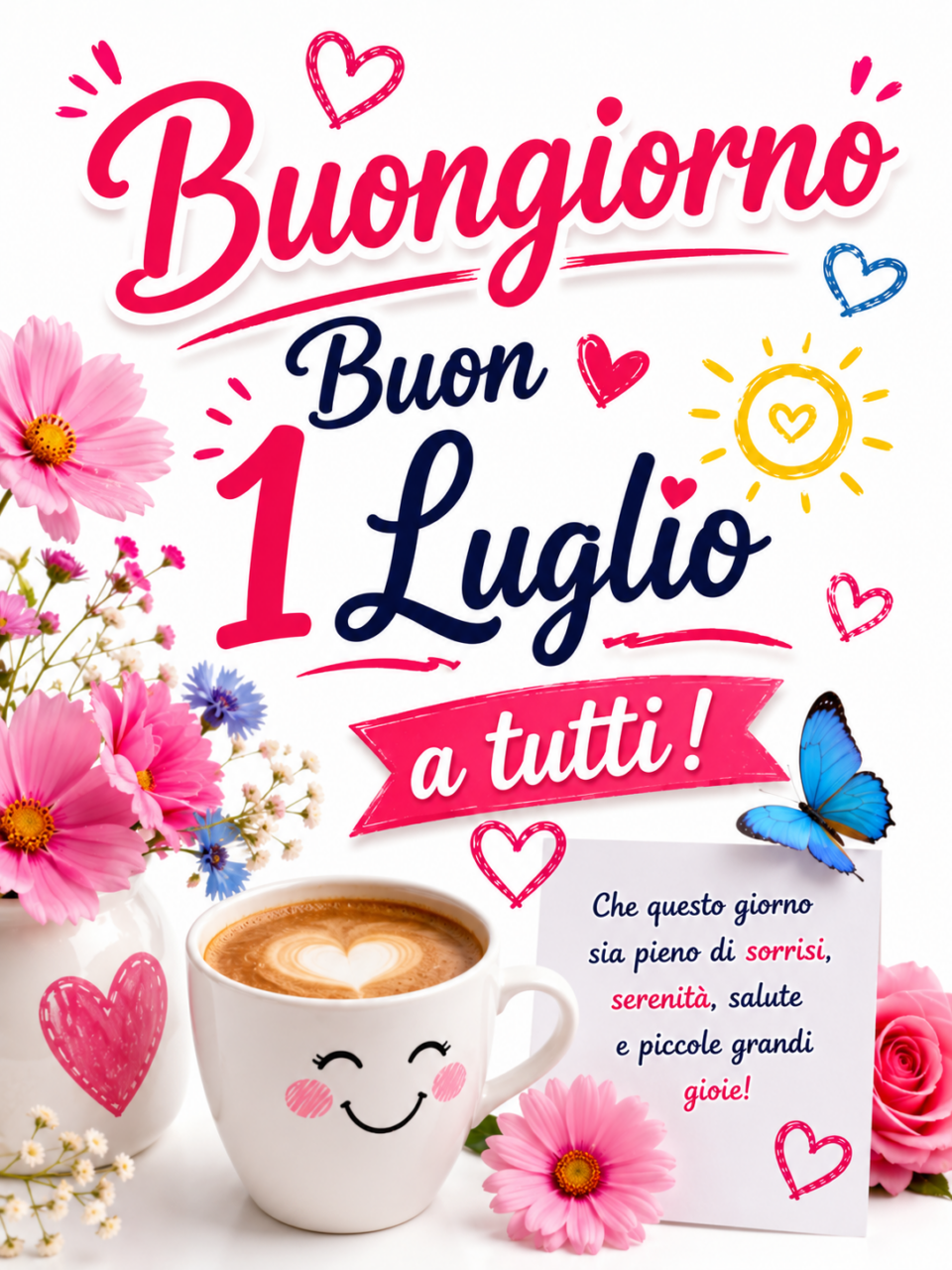 immagine di buongiorno buon 1 luglio