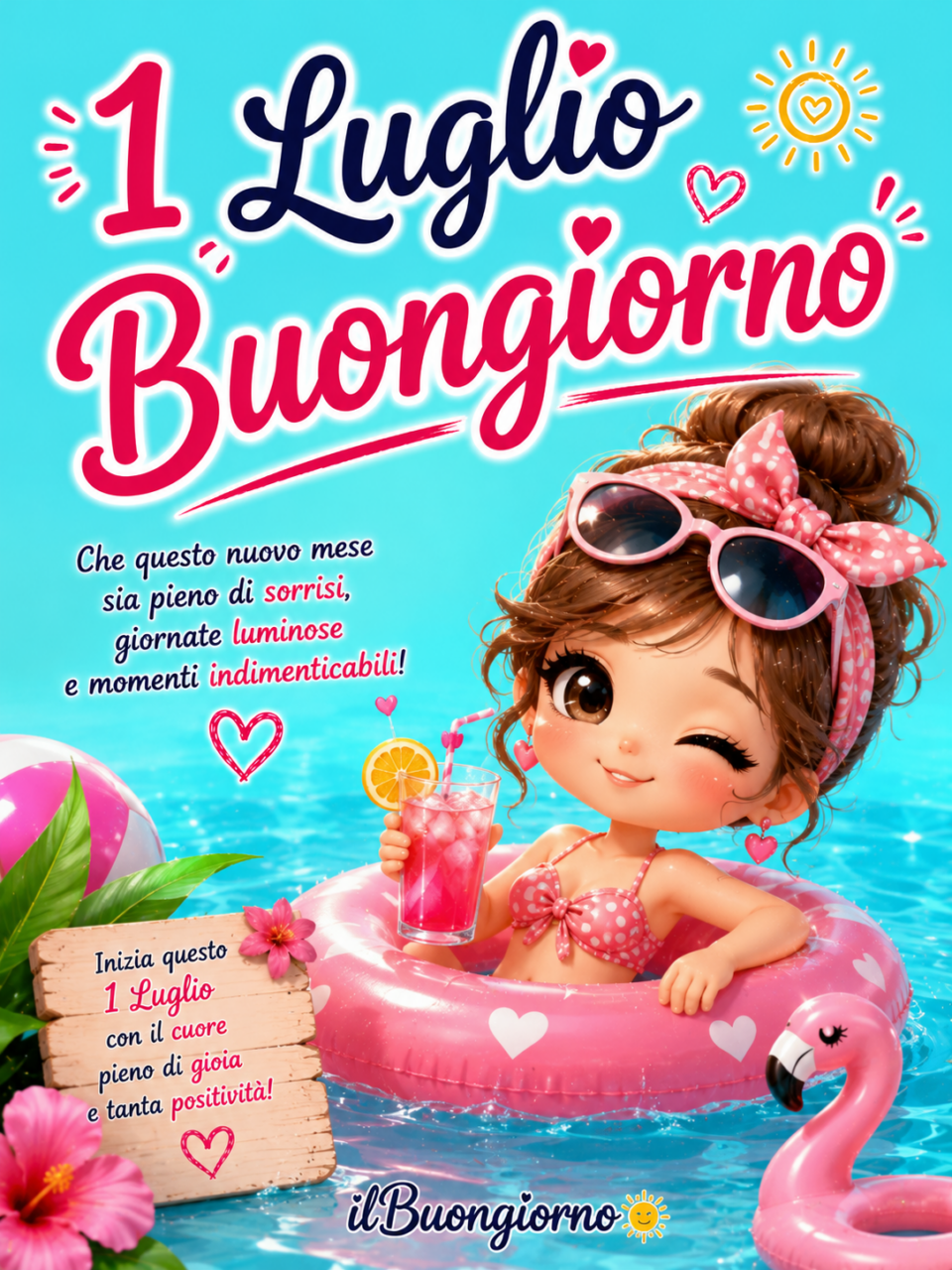 immagine di buongiorno buon 1 luglio