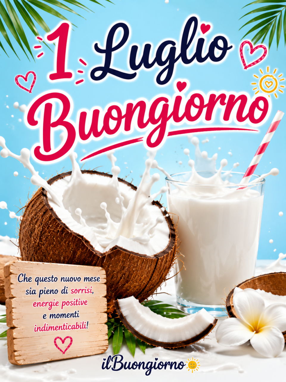 immagine di buongiorno buon 1 luglio
