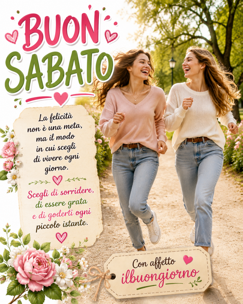 immagine di buongiorno buon sabato