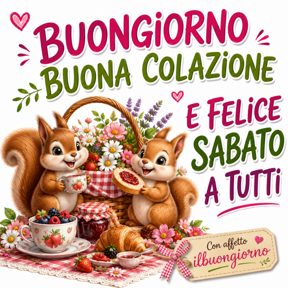 immagine di buongiorno buon sabato a tutti