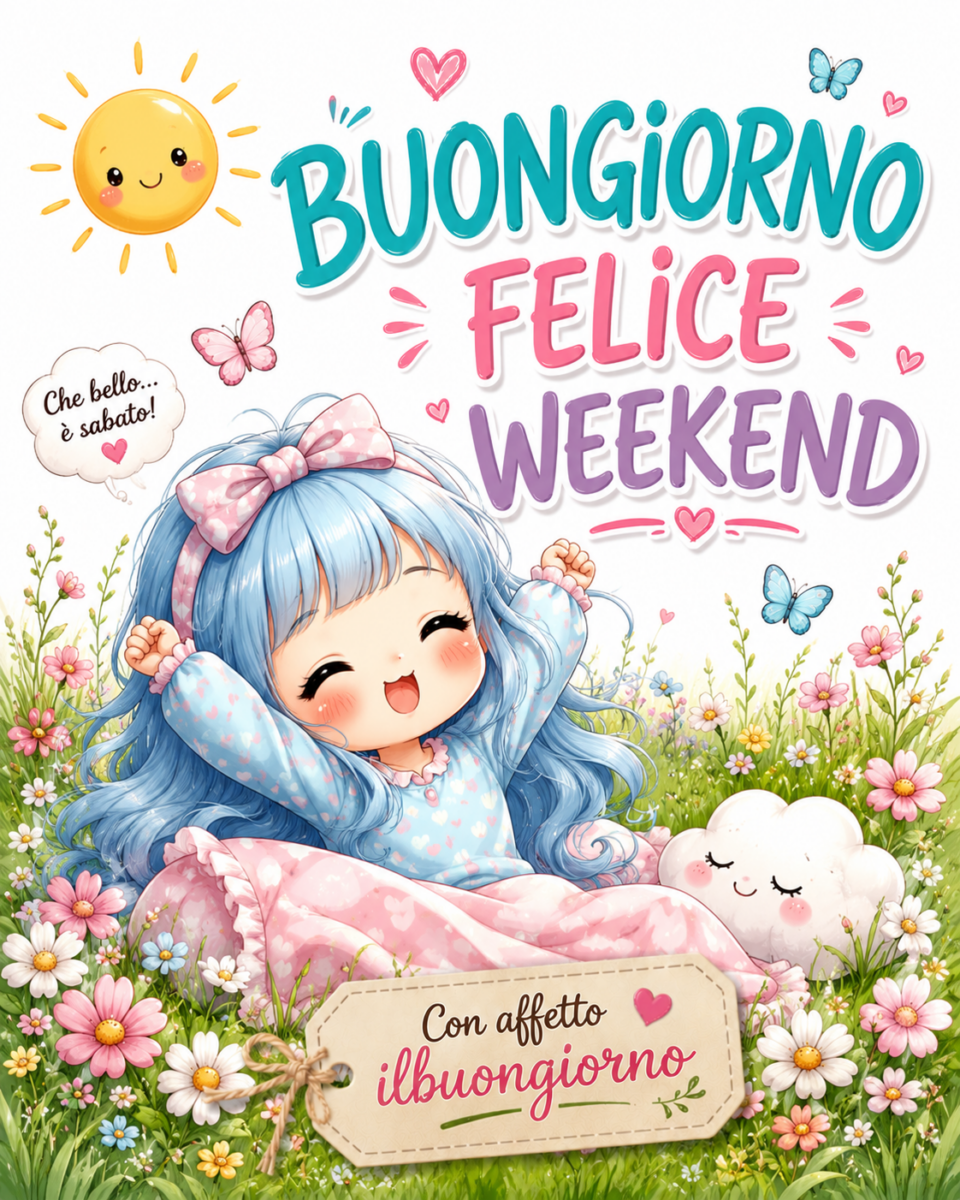 immagine di buongiorno buon sabato