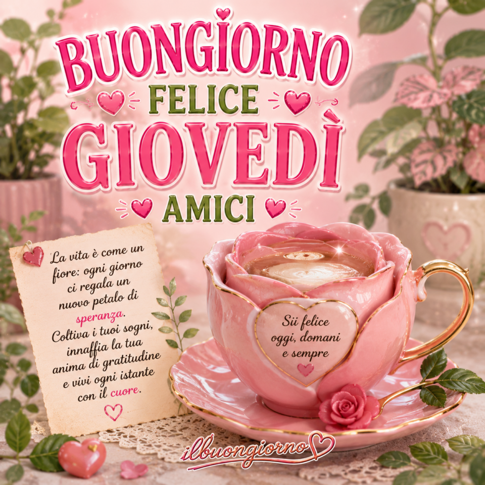 immagine di buongiorno buon giovedì