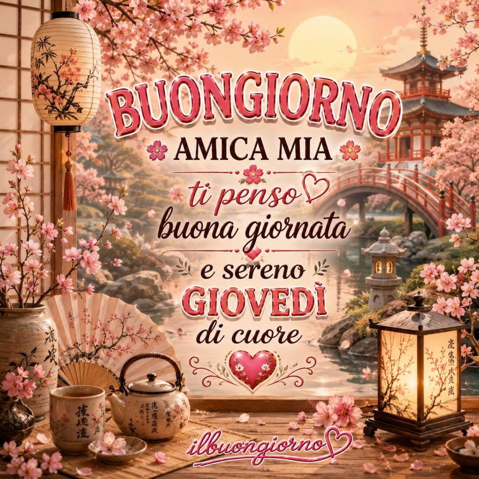 immagine di buongiorno buon giovedì