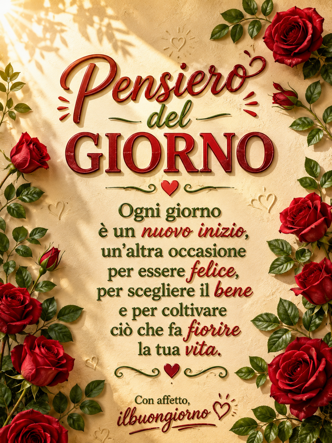 pensiero del giorno