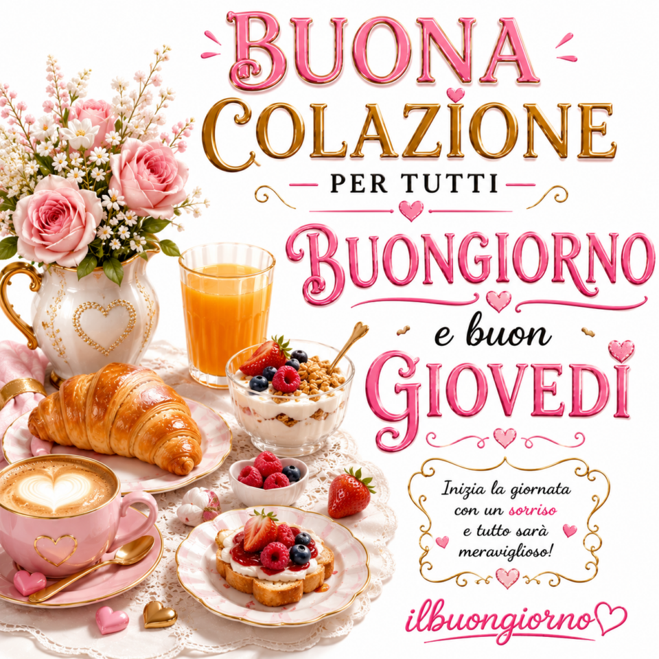 immagine di buongiorno buon giovedì