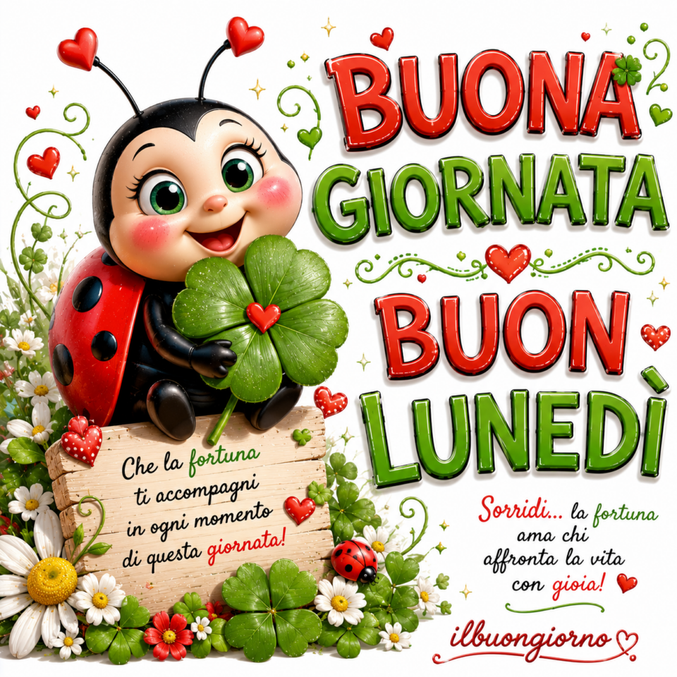 immagine di buona giornata buon lunedì