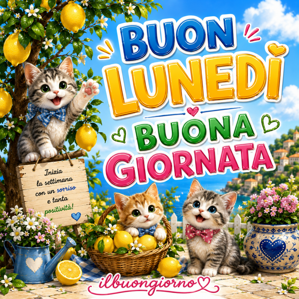 immagine di buon lunedì buona giornata