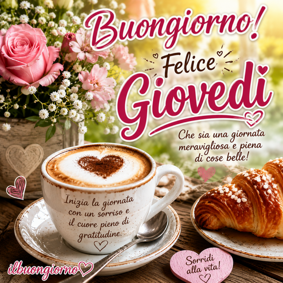 immagine di buongiorno buon giovedì