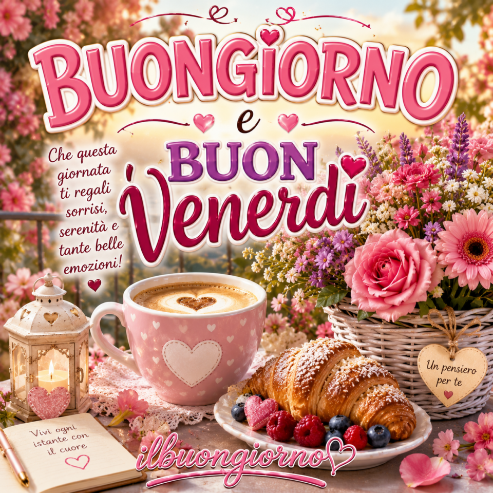 immagine di buongiorno buon venerdì