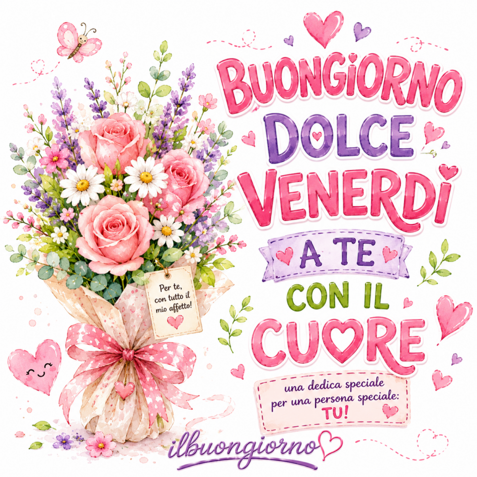 immagine di buongiorno buon venerdì