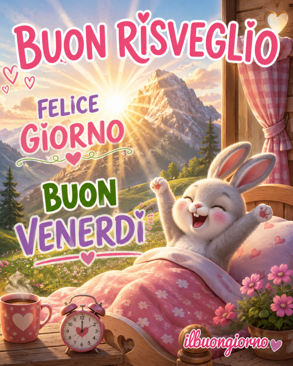 immagine di buongiorno buon venerdì