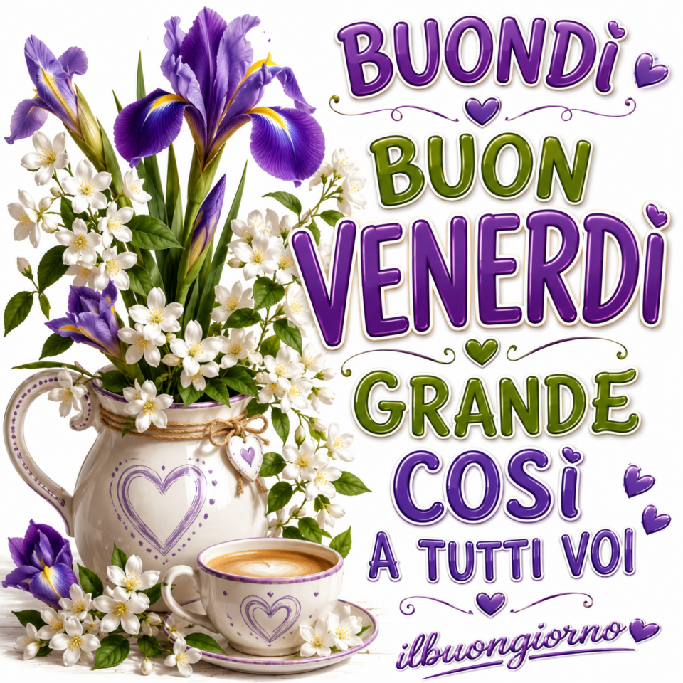 immagine di buongiorno buon venerdì