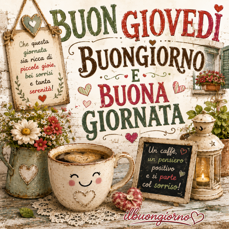 immagine di buongiorno buon giovedì