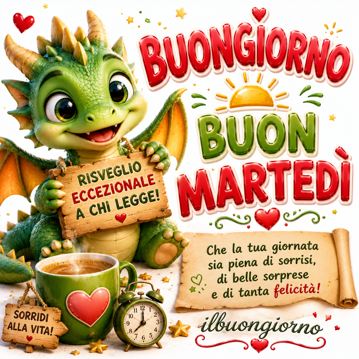 immagine di buongiorno buon martedì