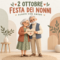 2 Ottobre Festa dei Nonni: immagini, frasi e auguri speciali